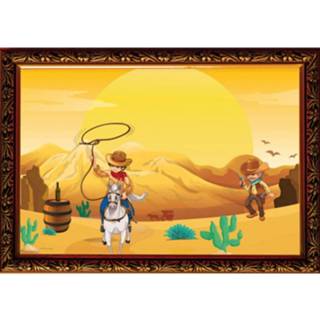 👉 Poster multikleur Western 59 X 42 Cm 8718758703037