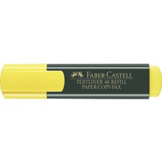 👉 Tekstmarker geel wit Faber Castell 48 4005401548072