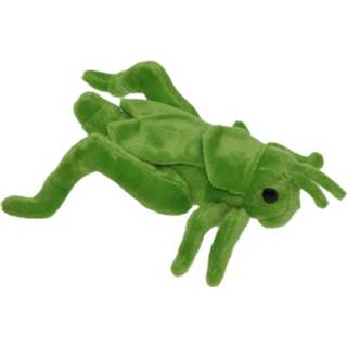 👉 Groene sprinkhanen knuffels 26 cm