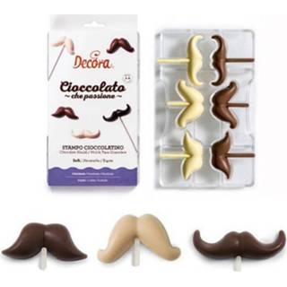 Chocolade mal Moustache / Snor - Decora 8024622050092