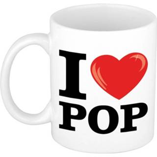 👉 Koffiemok keramisch multikleur I Love Pop / Beker 300 Ml 8719538479012