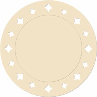 👉 Placemat papier multikleur Creme Placemats 33 Cm 8718758875505