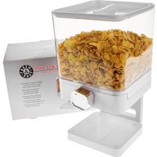👉 Cornflake wit kunststof Luxe Enkelvoudige Cornflakes Dispenser - 8718274547849