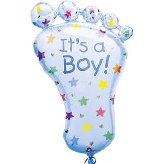 👉 Folieballon multikleur jongens Its A Boy Voet 26635076883