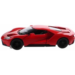 👉 Rood metalen staal Goki Auto Ford Gt 2017 12,5 Cm 8718807770331