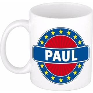 👉 Beker keramisch multikleur Paul Naam Koffie Mok / 300 Ml - Namen Mokken 8719538272033