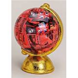👉 Spaarpot rode keramiek multikleur Globe 8718758942634