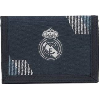 👉 Portemonnee grijs polyester Real Madrid - 12,5 X 9,5 Cm 8412688323456