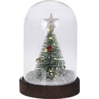 👉 Kerstversiering kunststof multikleur Kerstboom In Stolp 17 Cm 8719538397736