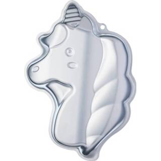 👉 Bakvorm aluminium zilverkleurig Kitchencraft Eenhoorn - Non-stick, 23cm X 33,5cm Kitchen Craft Sweetly Does It 5028250802729