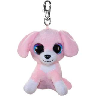 👉 Sleutelhanger roze Lumo Stars Dog Pinky Met Clip 8,5 Cm 6416739550374