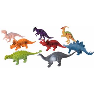 👉 Dinosaurus kunststof Lg-imports Speelfigurenset Dinosaurussen 8-delig 5413247095008