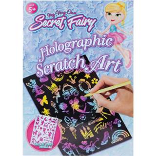 👉 Zwart Kamparo Scratch Art Secret Fairy 4-delig 5050565319487