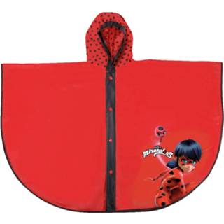 👉 Regenponcho rood vrouwen Perletti Ladybug Maat 98/116 8719817413317