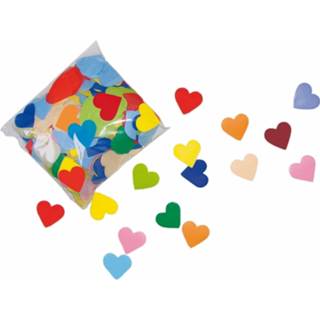 👉 Papier multikleur Gekleurde Hartjes Confetti 250 Gram 8719538062085