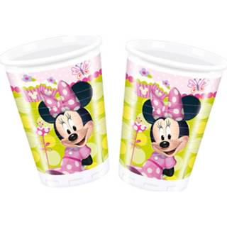 👉 Beker kunststof roze Minnie Mouse Party Bekers - 10 Stuks 5201184816431
