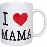 👉 Koffiebeker porselein multikleur I Love Mama 280 Ml 8719538076495