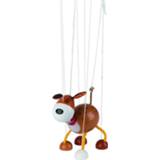 👉 Hout bruin Goki Marionet Hond 15,5cm 4013594517553