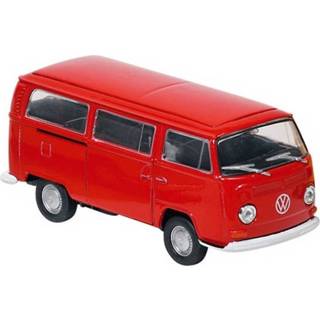 👉 Rood metalen staal Goki Volkswagen Bus T2 (1972) 8718807403017