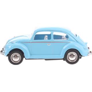 👉 Blauw staal Goki Volkswagen Classical Beetle (1967) 6,5 Cm 8718807767294