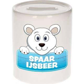 👉 Spaarpot keramiek multikleur kinderen Kinder Met Spaar Ijsbeer Opdruk - Ijsberen Spaarpotten 8719538336438