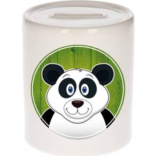 👉 Dieren spaarpot keramiek multikleur kinderen Vrolijke Panda 9 Cm - Spaarpotten Voor 8719538351974