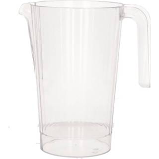 👉 Schenkkan plastic kunststof transparant Water Of Sap 1,5 Liter - Limonade/water/sap/bier Karaffen 8718758882671
