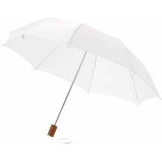 👉 Kleine paraplu wit polyester 93 Cm 8719538266490