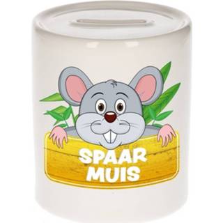👉 Spaarpot keramiek multikleur kinderen Kinder Met Spaar Muis Opdruk - Spaarpotten 8719538336131