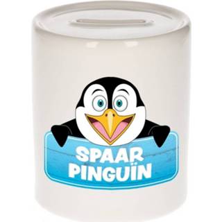 👉 Spaarpot keramiek multikleur kinderen Kinder Met Spaar Pinguin Opdruk - Pinguins Spaarpotten 8719538336070