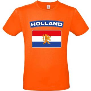 👉 Vlag oranje synthetisch Holland Grote Maten Shirt He 8719538474123