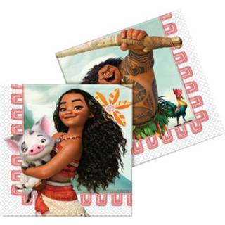 👉 Servet Disney Servetten Vaiana 20 Stuks 33 Cm 5201184874745