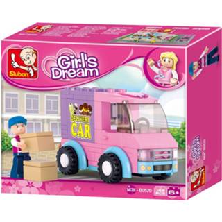 👉 Kunststof meisjes Sluban Girls Dream: Bezorgwagen (M38-b0520) 6938242952907