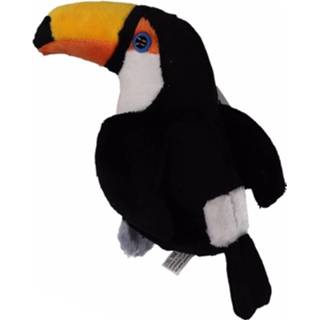 👉 Tropische vogel knuffel pluche multikleur Toekan 14 Cm - Speelgoed Of Decoratie Vogels 8718758558521