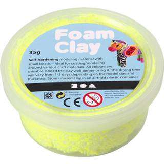 👉 Geel foam Clay Klei Neon 35 Gram (78929) 5707167200193