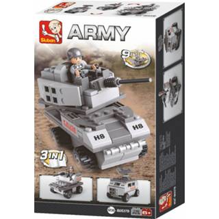 👉 Kunststof Sluban Army: Pantservoertuig 3-in-1 (M38-b0537b) 8713512079694