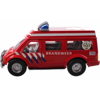 Rood kinderen Kids Fun Reddingsdienstvoertuig Brandweer 26 Cm 8719817245475