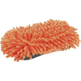 👉 Spons oranje grijs Mr. Kleen 2-in-1 Microvezel/mesh 12 X 23 6 Cm Oranje/grijs 8424332001016