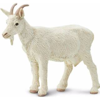 👉 Wit plastic kinderen Decoratie geiten vrowtje 8 cm