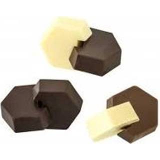 👉 Chocolade mal kunststof transparant 3d Zeshoek - Decora 8024622054816
