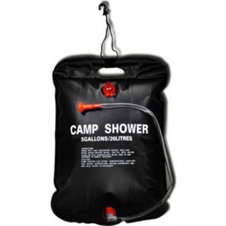 Kunststof zwart Camping Active Douchezak 20 Liter 8711252801728