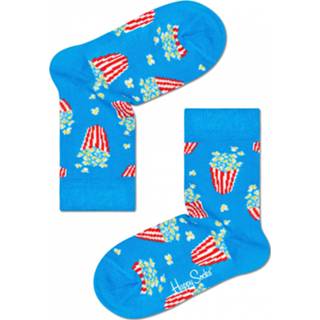 👉 Popcorn uniseks blauw Happy Socks - Kid's & Soda Gift Set Multifunctionele sokken maat 7-9 Years, 7333102452938