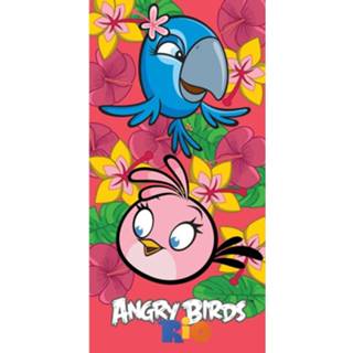 👉 Badlaken roze katoen Angry Birds Rio Junior 70 X 140 Cm 5902022945107