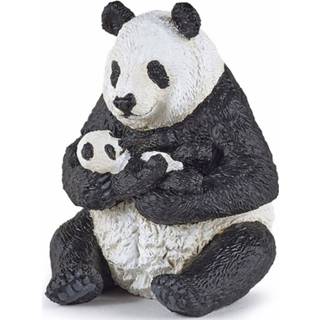 👉 Plastic kunststof multikleur baby's Panda Met Baby 8 Cm 8719538219847