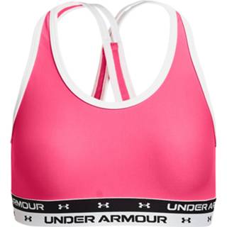 👉 XS roze meisjes Under Armour Crossback Solid Sport-bh