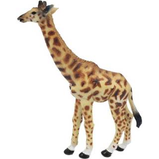 👉 Geel bruine plastic kunststof multikleur Geel/bruine Giraf 15 Cm 8719538533226