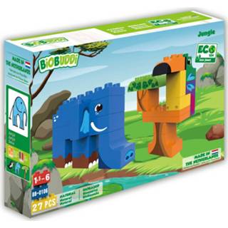 👉 Bouwpakket polyethyleen Biobuddi Wildlife Jungle 27-delig (Bb-0106) 8716433965022