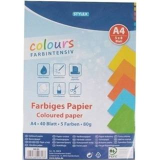 👉 Papier multikleur 120 Vellen Gekleurd A4 80 Gram 8719538571563