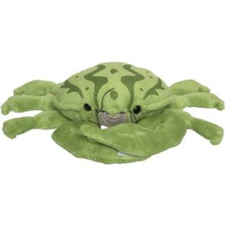 👉 Krab knuffel groene pluche groen 25 Cm 8719538724365