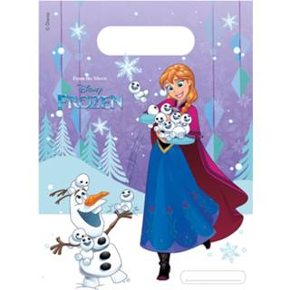 👉 Feestzakje Disney Frozen Snowflakes Feestzakjes Set Van 6 Stuks 5201184879016